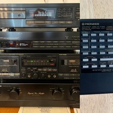 Pioneer Hi-Fi System: A-400 Amplifier PD-6500 CD Player CT-447 Tape F-447L Tuner