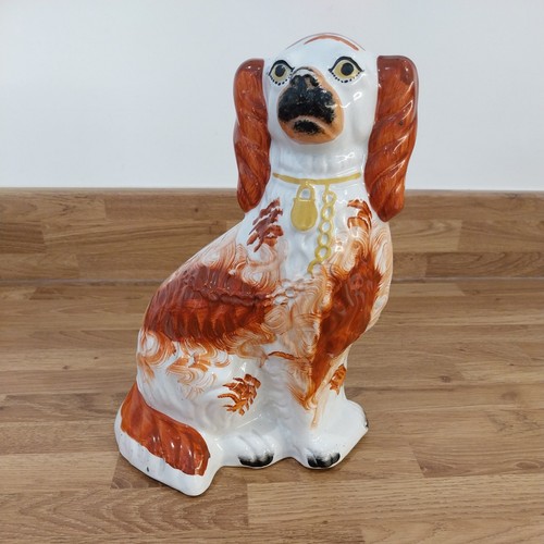Antique staffordshire spaniel - antique,