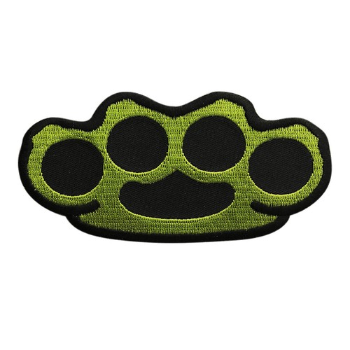 Brass knuckles embroidered - brass,