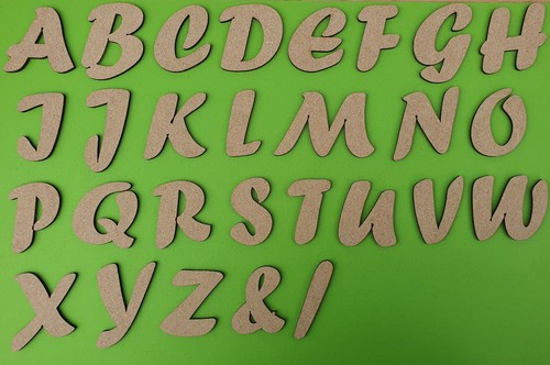 Wooden letters large small - letters,