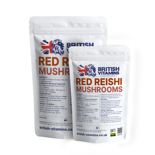 Red reishi mushrooms - red,