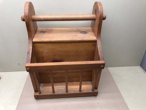 Handmade wooden magazine - magazine, rack