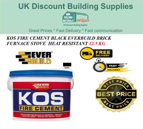 Kos fire cement black - kos,