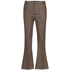 NEW MENS FLARES BELL BOTTOMS RETRO 70S MOD HERRINGBONE CHECK WOOL BLEND MC1120