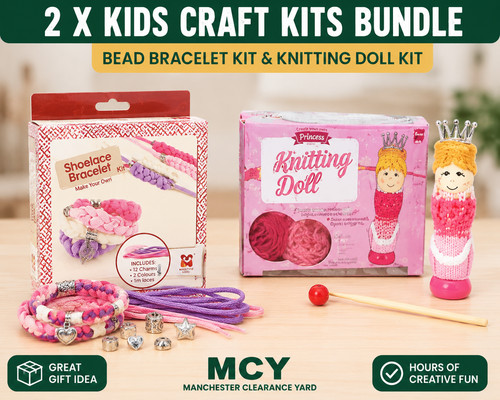 Kids craft kit bundle knitting - kit,