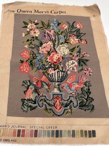 Vintage needlepoint tapestry - needlepoint,