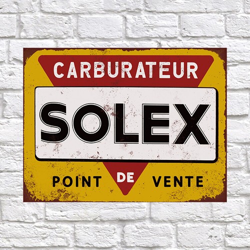 Solex retro metal tin - solex,,