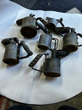 6 Brass Vintage Blow Torches