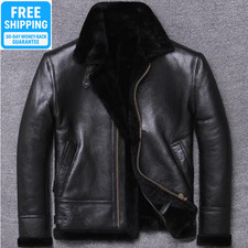 Mens B3 Real Leather Jacket