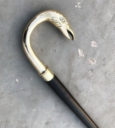 Modern brass head - brass, antique