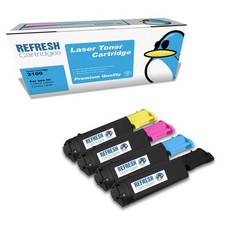 Refresh Cartridges Value Pack 3100 BK/C/M/Y Toners Compatible With Dell Printers