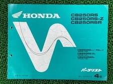 CB250RS ZR Parts List 4th