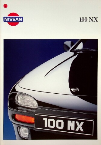 287380 nissan 100 brochure - nx,