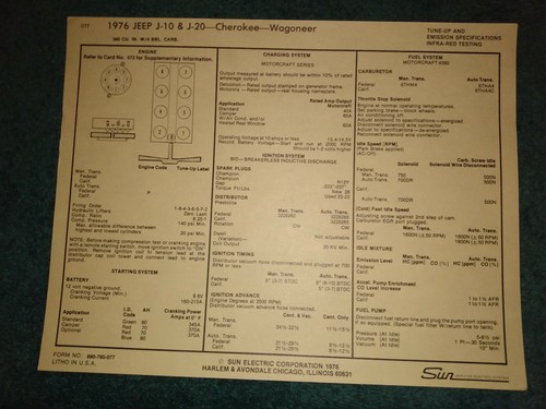 1976 jeep 360 engine - jeep,