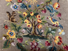 Antique Tapestry Hand Stitched