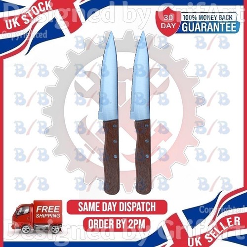 2pc large steak knives set - knives, of