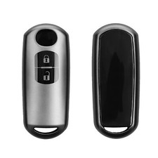 TPU Silicone Car Key Cover for Mazda with Varnished Buttons 