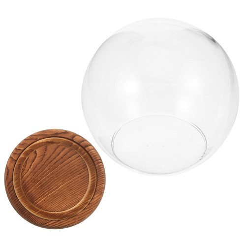 Glass dome with - dome, base
