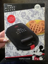 Disney Mickey Mouse Waffle Mini Maker #J1
