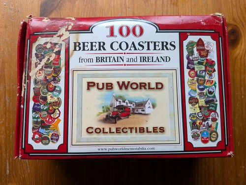 100 assorted beer mats all - x,
