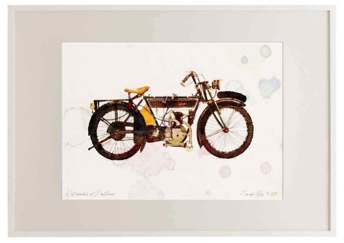Photo frame velocette - frame, d2
