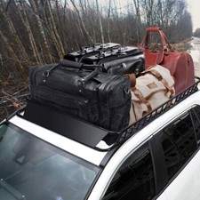 162CM Universal Roof Rack Cargo Carrier Expandable Top Luggage Holder Basket