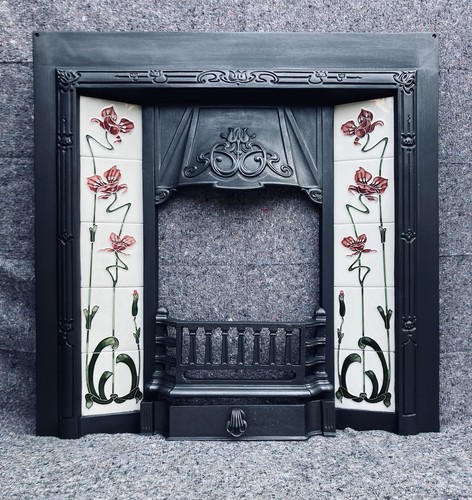 Cast iron fireplace - iron,