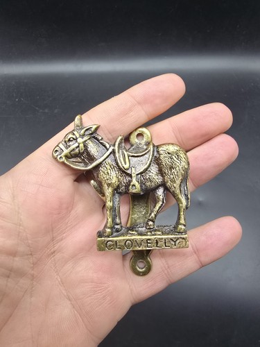 Vintage small cast brass - small, door