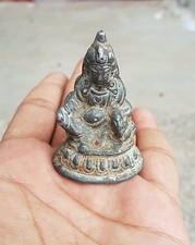 Vintage Metal Lord Shiva Statue Figure Hinduism Religious Collectible M333