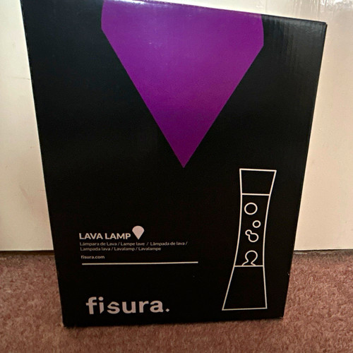 Fisura purple white lava - purple/white, lamp