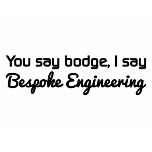 Bespoke engineering sticker - engineering,