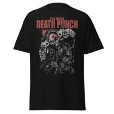 Five Finger Death Punch Both Barrels Jumbo Print Officially Licensed Mens T