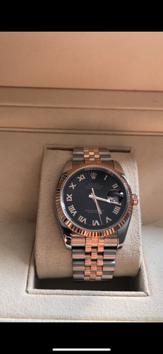 Mens rolex 36mm steel rosegold - mens,