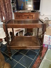 Vintage Wood  Drinks Trolley, 65 X 45 X 74cm Tall