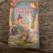 Bambi Walt Disney Classics VHS