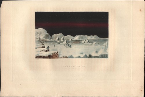 1835 eskimos northern lights - 1835,
