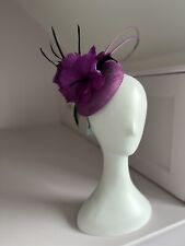 Ladies Damson Pink Pillbox Hat