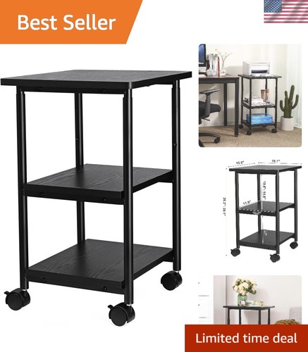 Printer stand with - with, locking