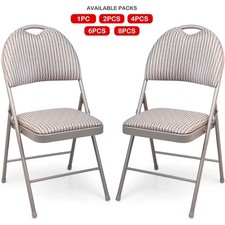 Metal Folding Chair High Back