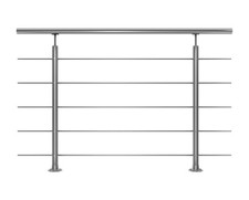 BALUSTRADE SYSTEM STAINLESS STEEL 1.5M ***STOCK CLEARANCE***