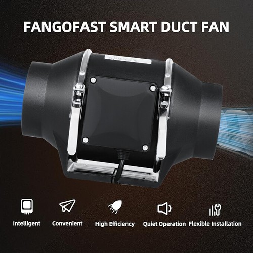 Inline extractor bathroom fan - inline,