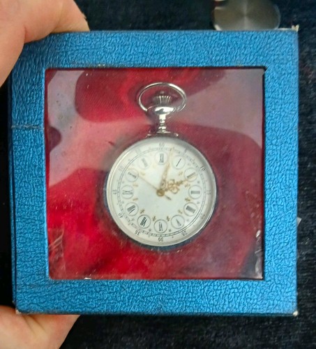 Quartz pocket watch silver - pocket,