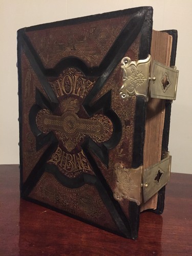 Antique family holy bible - bible, king