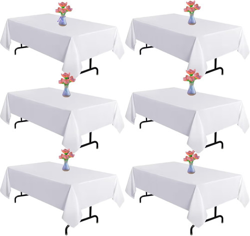Pack long white table cloth - pack,
