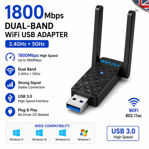 1800mbps usb wifi - usb, dual