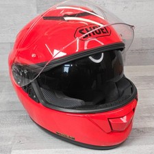 Shoei GT-Air Helmet with Built-In Sun Visor, Red - Small, 6 7/8 - 7, 55-56cm