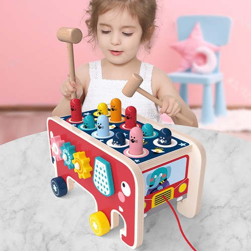 Montessori wooden pounding - wooden,