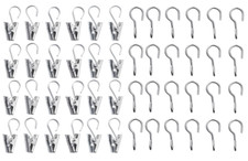 IKEA RIKTIG Curtain Hook With Clip, 24 pack Brand NEW