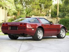 1990 C4 Corvette Red rear