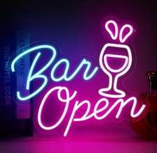 Neon Bar Sign, Dimmable Bar